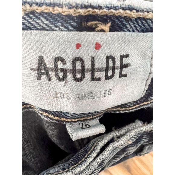 NEW Agolde 90'S Pinch Waist High Rise Straight in Portrait Size 26 - Picture 10 of 10